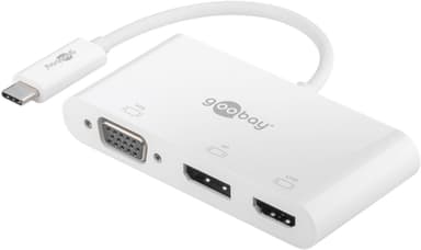 USB-C™ multiportadapter med VGA, DisplayPort™, HDMI™