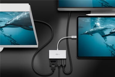 USB-C™ multiportadapter med VGA, DisplayPort™, HDMI™