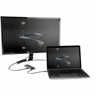 StarTech.com USB C-multiportadapter - USB-C till HDMI eller Mini Displ