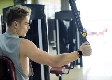 Smartklocka med 1.3 tums färgdisplay - vattentät sportklocka