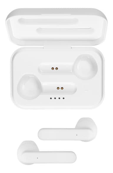 T110 TWS earbuds charging case  BT 5 matte white