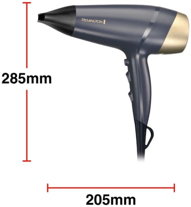 Remington Sapphire Luxe hårtork D5805 (blå, guld)