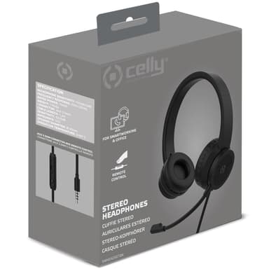 SWHeadset Stereo-headset 3,5 mm för PC/Mobil