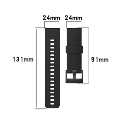 Suunto 7/9/9 Baro/D5 armband silikon Militärgrön