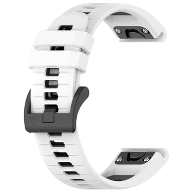 Quick-Release Horizontal Lines Two-Tone Armband Watch Arm för Garmin F