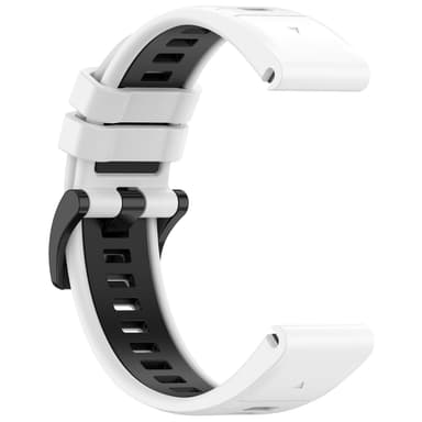 Quick-Release Horizontal Lines Two-Tone Armband Watch Arm för Garmin F