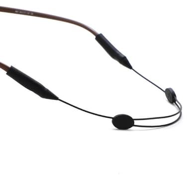 Glasögonsnodd sportband justerbar Anti-Slip Svart 35 cm