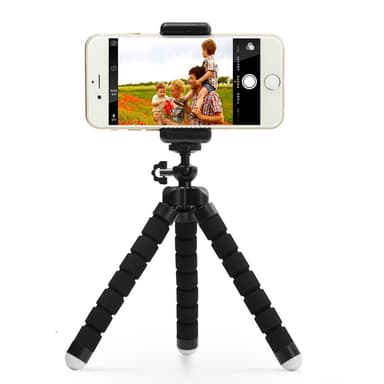 Tripod - trebenstativ med fjärr för mobil och kamera