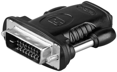 HDMI™/DVI-D-adapter, förnicklad