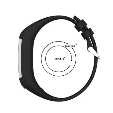 Polar M600 armband silikon Svart