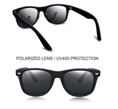 Polariserade solglasögon UV400 Svart