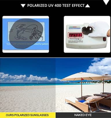Polariserade solglasögon UV400 Svart