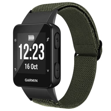 Garmin Forerunner 35/30 armband Nylon Militärgrön