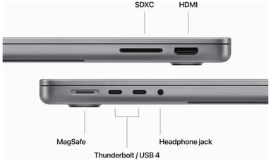 Macbook Pro 14 M3 16/512GB (Space Grey)