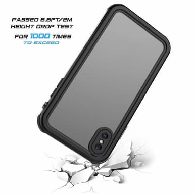 iPhone XS Max vattentätt fodral/skal Svart