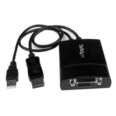 StarTech.com DP2DVID2, 0,37 m, DisplayPort, DVI-D, Hankoppling, Honkop