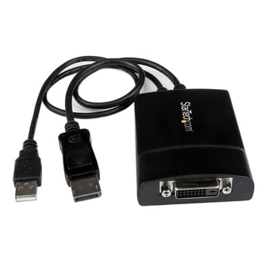 StarTech.com DP2DVID2, 0,37 m, DisplayPort, DVI-D, Hankoppling, Honkop