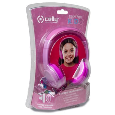 KidsBeat Hörlurar max 85dB Rosa