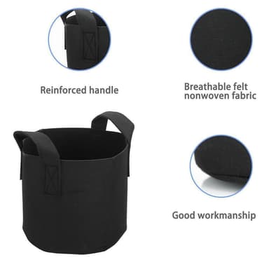 2x Planteringssäck Planteringskärl (20 l - 30 x 25cm)