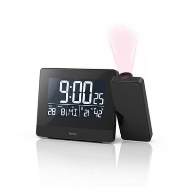 Hama Väckarklocka Projektion Plus Charge Svart