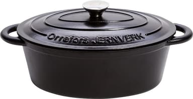 Orrefors Jernverk Gjutjärnsgryta, 3,5 liter, Svart