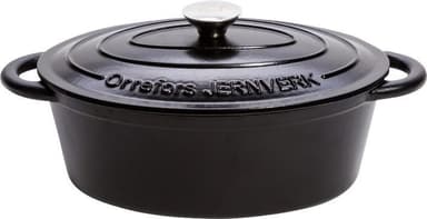 Orrefors Jernverk Gjutjärnsgryta, 3,5 liter, Svart