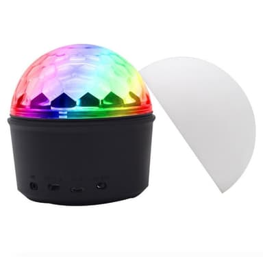 Kombinerad Bluetooth-högtalare och discolampa