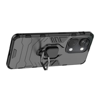 SKALO OnePlus Nord 3 5G / Ace 2V Armor Hybrid Metallring skal - Svart