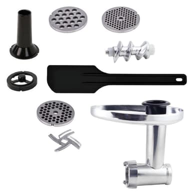 Royalty Line 3-i-1 Köksassistent, mixer & köttkvarn - 2200W, Röd