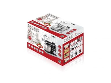 Royalty Line 3-i-1 Köksassistent, mixer & köttkvarn - 2200W, Röd