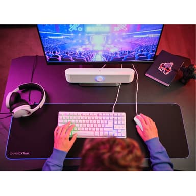 Trust GXT 619W Thorne RGB Soundbar Vit