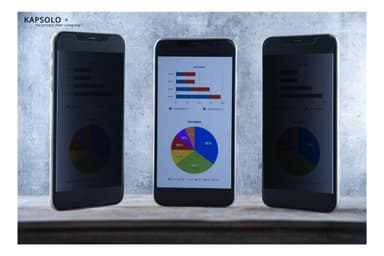 KAPSOLO 4-vägs självhäftande sekretessfilter för iPhone 12 Pro Max