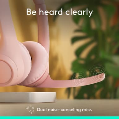 Logitech Zone 300 trådlöst headset (rosa)
