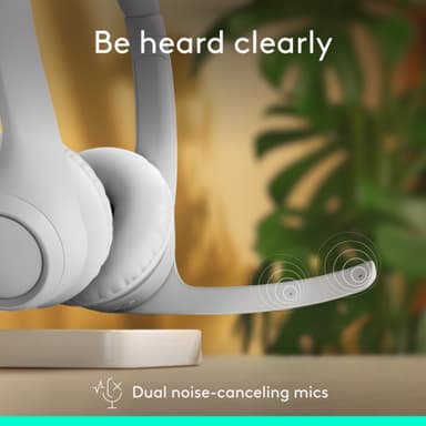 Logitech Zone 300 trådlöst headset (off white)