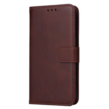 SKALO Samsung A55 5G PU-Läder Plånboksfodral - Brun