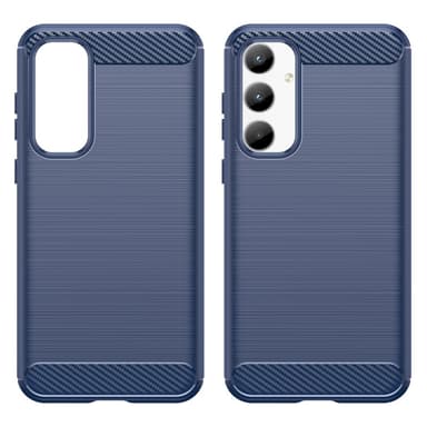 SKALO Samsung A35 5G Armor Carbon Stöttåligt TPU-skal - Blå