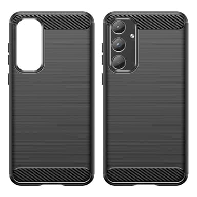 SKALO Samsung A55 5G Armor Carbon Stöttåligt TPU-skal - Svart