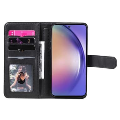SKALO Samsung A55 5G 10-FACK Plånboksfodral - Svart