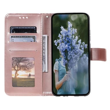 SKALO Samsung A55 5G Mandala Plånboksfodral - Roséguld