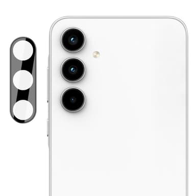 2-PACK SKALO Samsung Galaxy A35 5G 3D Linsskydd/Kameraskydd Härdat Glas - Svart