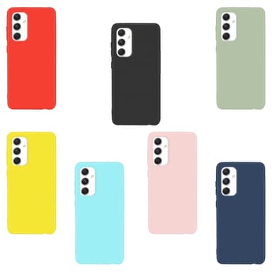 SKALO Samsung A35 5G Ultratunn TPU-Skal - Gul