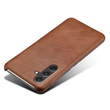 SKALO Samsung A35 5G PU-Läder Skal - Brun