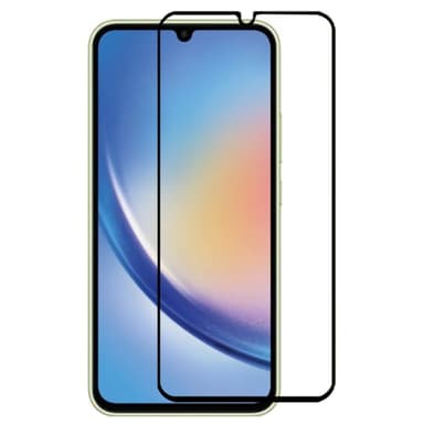 2-PACK SKALO Samsung Galaxy A35 5G Heltäckande Skärmskydd Härdat Glas - Svart