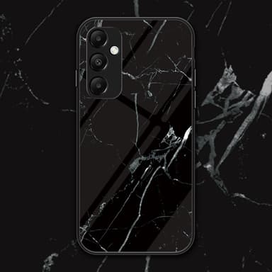 SKALO Samsung A35 5G Marmor Härdat Glas TPU-skal - Motiv 2
