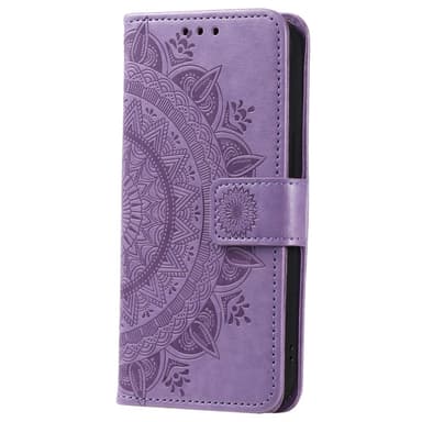 SKALO Samsung A35 5G Mandala Plånboksfodral - Lila