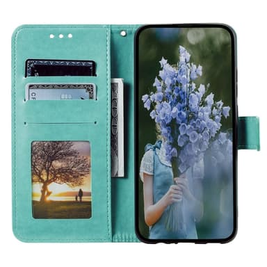SKALO Samsung A55 5G Mandala Plånboksfodral - Turkos