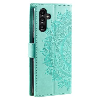SKALO Samsung A55 5G Mandala Plånboksfodral - Turkos