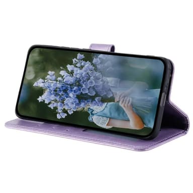 SKALO Samsung A35 5G Mandala Plånboksfodral - Lila