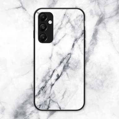 SKALO Samsung A35 5G Marmor Härdat Glas TPU-skal - Motiv 4