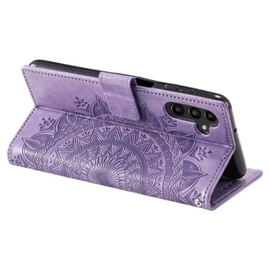 SKALO Samsung A35 5G Mandala Plånboksfodral - Lila